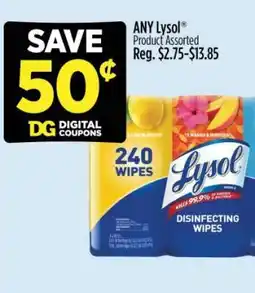 Dollar General Lysol Disinfecting Wipes offer