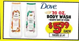 Ollie's Dove BODY WASH offer