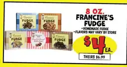 Ollie's FRANCINE'S FUDGE offer