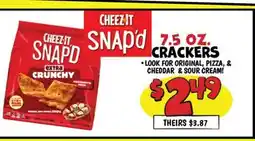 Ollie's CHEEZIT SNAPD CRACKERS offer