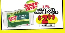 Ollie's Scotch Brite HEAVY DUTY SCRUB SPONGES offer