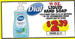 Ollie's Dial LIQUID HAND SOAP offer