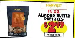 Ollie's ALMOND BUTTER PRETZELS offer