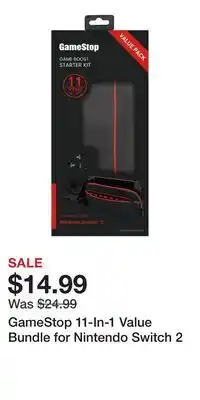 Game Stop GameStop 11-In-1 Value Bundle for Nintendo Switch 2 offer