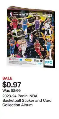 Game Stop 2023-24 Panini NBA Basketball Sticker and Card Collection Album offer