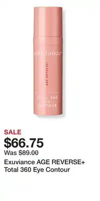 Ulta Beauty Exuviance AGE REVERSE+ Total 360 Eye Contour offer