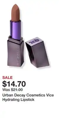 Ulta Beauty Urban Decay Cosmetics Vice Hydrating Lipstick offer