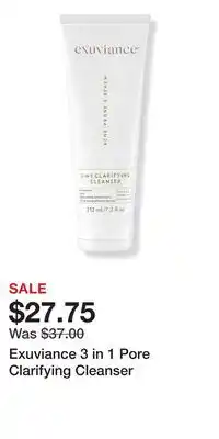 Ulta Beauty Exuviance 3 in 1 Pore Clarifying Cleanser offer