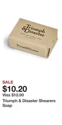 Ulta Beauty Triumph & Disaster Shearers Soap offer