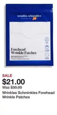 Ulta Beauty Wrinkles Schminkles Forehead Wrinkle Patches offer