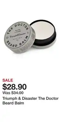Ulta Beauty Triumph & Disaster The Doctor Beard Balm offer