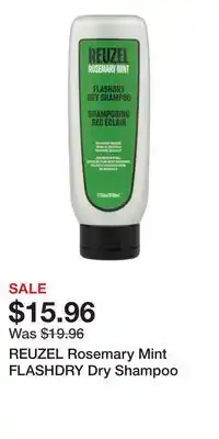 Ulta Beauty REUZEL Rosemary Mint FLASHDRY Dry Shampoo offer