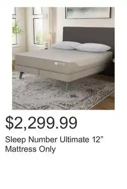 Costco Sleep Number Ultimate 12 Mattress Only offer