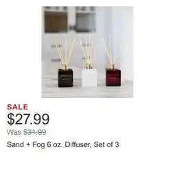Costco Sand + Fog 6 oz. Diffuser, Set of 3 offer