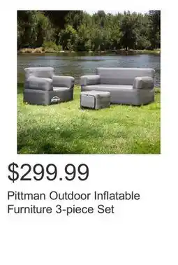 Costco Pittman Outdoor Inflatable Furniture 3-piece Set offer