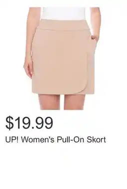 Costco UP! Women's Pull-On Skort offer