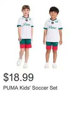 Costco PUMA Kids' Soccer Set offer
