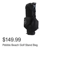 Costco Pebble Beach Golf Stand Bag offer