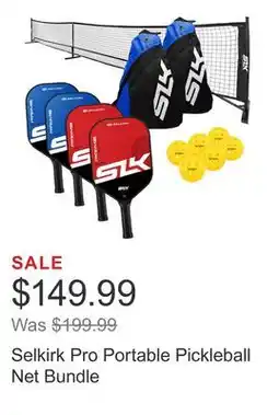 Costco Selkirk Pro Portable Pickleball Net Bundle offer