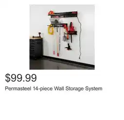 Costco Permasteel 14-piece Wall Storage System offer