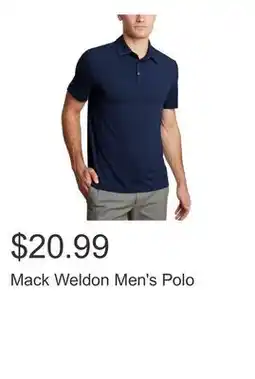 Costco Mack Weldon Men's Polo offer