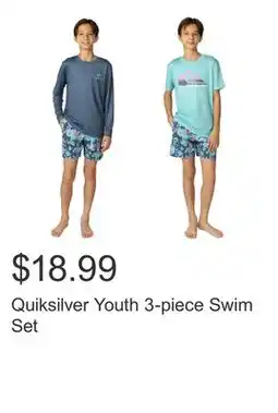 Costco Quiksilver Youth 3-piece Swim Set offer