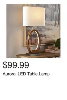 Costco Auroral LED Table Lamp offer