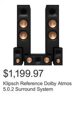 Costco Klipsch Reference Dolby Atmos 5.0.2 Surround System offer