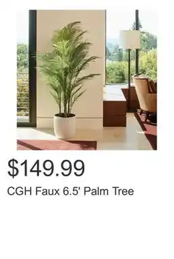 Costco CGH Faux 6.5' Palm Tree offer