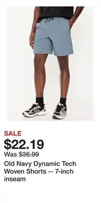 Old Navy Old Navy Dynamic Tech Woven Shorts -- 7-inch inseam offer