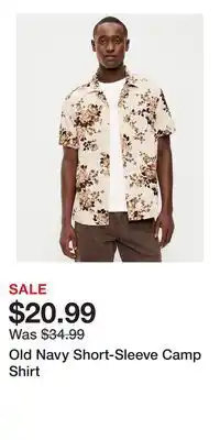 Old Navy Old Navy Short-Sleeve Camp Shirt offer