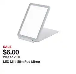 Belk LED Mini Slim Pad Mirror offer