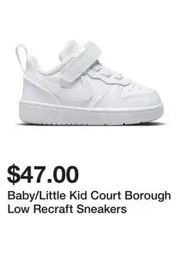 Belk Baby/Little Kid Court Borough Low Recraft Sneakers offer