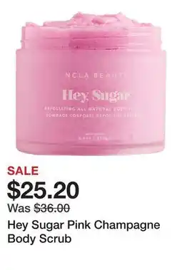 Belk Hey Sugar Pink Champagne Body Scrub offer