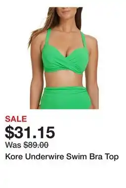 Belk Kore Underwire Swim Bra Top offer