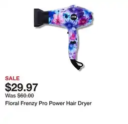 Belk Floral Frenzy Pro Power Hair Dryer offer