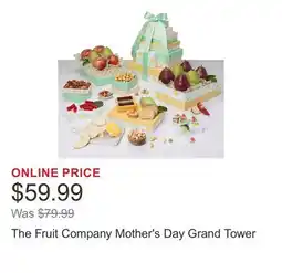 Costco The Fruit Company Mother's Day Grand Tower offer