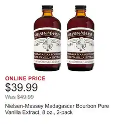 Costco Nielsen-Massey Madagascar Bourbon Pure Vanilla Extract, 8 oz., 2-pack offer
