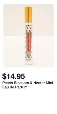 Bath & Body Works Peach Blossom & Nectar Mini Eau de Parfum offer