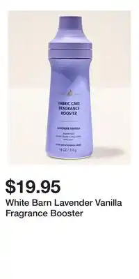 Bath & Body Works White Barn Lavender Vanilla Fragrance Booster offer