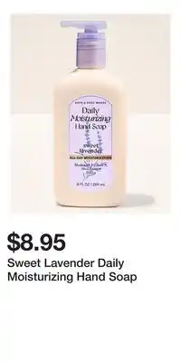 Bath & Body Works Sweet Lavender Daily Moisturizing Hand Soap offer