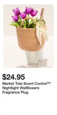 Bath & Body Works Market Tote Scent Control Nightlight Wallflowers Fragrance Plug offer