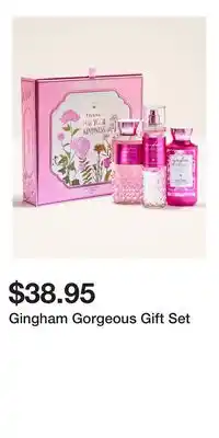 Bath & Body Works Gingham Gorgeous Gift Set offer