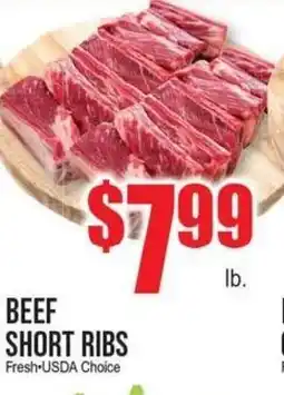 Extra Supermarket Beef short ribs offer