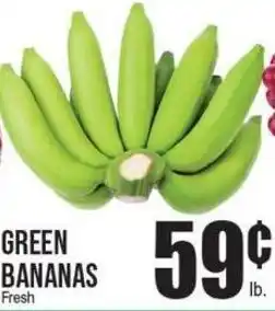 Extra Supermarket Green bananas offer