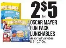 Extra Supermarket Oscar mayer fun pack lunchables offer