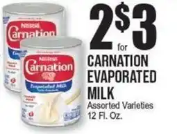 Extra Supermarket Carnation evaporated milk offer
