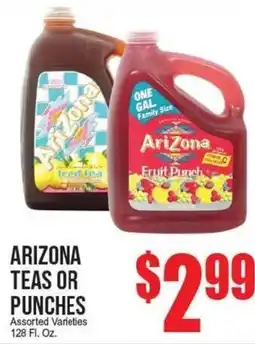 Extra Supermarket Arizona teas or punches offer