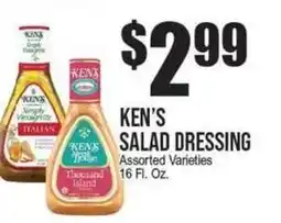 Extra Supermarket Ken's salad dressing offer