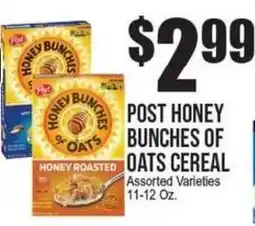 Extra Supermarket Post honey bunches of oats cereal offer
